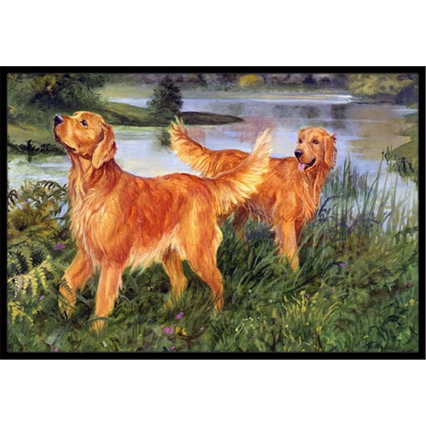 Carolines Treasures Golden Retrievers Indoor or Outdoor Mat- 24 x 36 HEH0098JMAT - main
